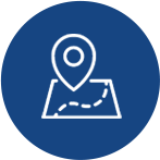 Icon representing centrally located orthodontic offices in Fresno and Kingsburg